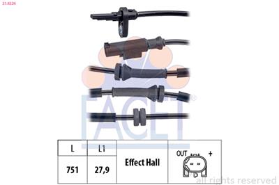 FACET 21.0226 Číslo výrobce: EPS 1.960.226. EAN: 8012510032848.