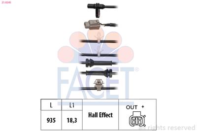 FACET 21.0245 Číslo výrobce: EPS 1.960.245. EAN: 8012510035344.