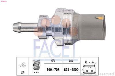 FACET 25.0029 Číslo výrobce: KW 480 029.
