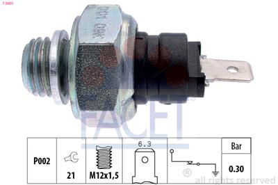 FACET 7.0001 Číslo výrobce: EPS 1.800.001. EAN: 8012510037386.