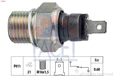 FACET 7.0021 Číslo výrobce: EPS 1.800.021. EAN: 8012510037584.
