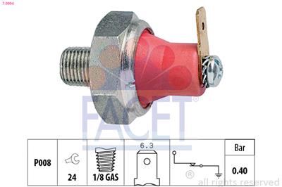 FACET 7.0094 Číslo výrobce: EPS 1.800.094. EAN: 8012510038314.