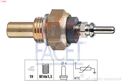 FACET 7.3088 Číslo výrobce: EPS 1.830.088. EAN: 8012510040928.