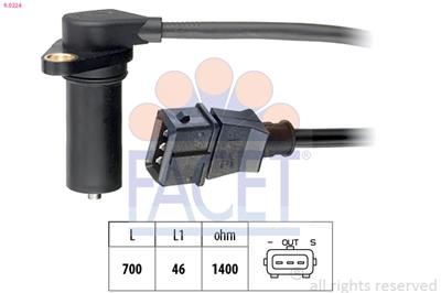 FACET 9.0224 Číslo výrobce: EPS 1.953.224. EAN: 8012510078143.