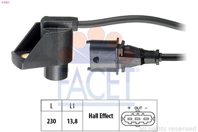 FACET 9.0331 Číslo výrobce: EPS 1.953.331. EAN: 8012510090817.