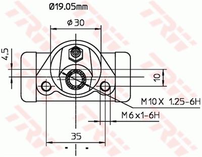 TRW BWD103 EAN: 3322937005734.