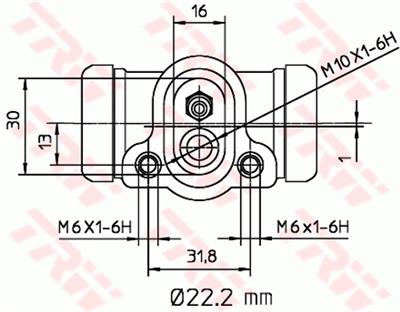 TRW BWH311 EAN: 3322937048748.