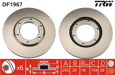 TRW DF1967 EAN: 3322936196709.
