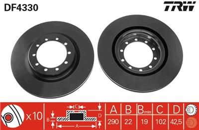 TRW DF4330 EAN: 3322937400355.