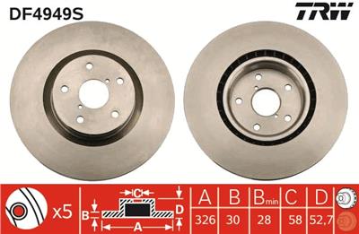 TRW DF4949S EAN: 3322937951253.