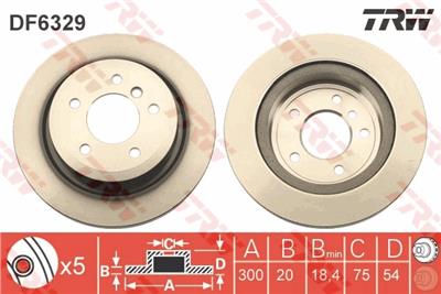 TRW DF6329 EAN: 3322938168506.
