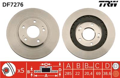 TRW DF7276 EAN: 3322937422166.