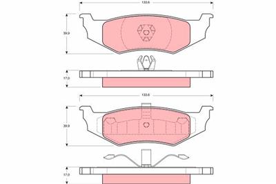 TRW GDB1234 Číslo výrobce: 23561. EAN: 3322937141333.