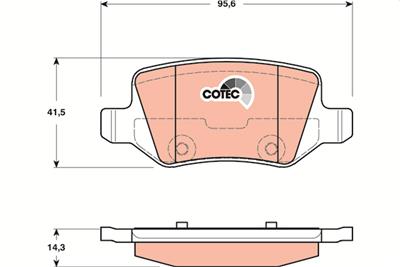TRW GDB1481 Číslo výrobce: 23138. EAN: 3322937297221.