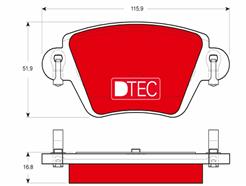 TRW GDB1525DTE DTEC COTEC
