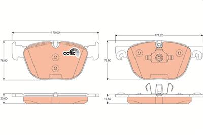 TRW GDB1726 Číslo výrobce: 24170. EAN: 3322937740789.