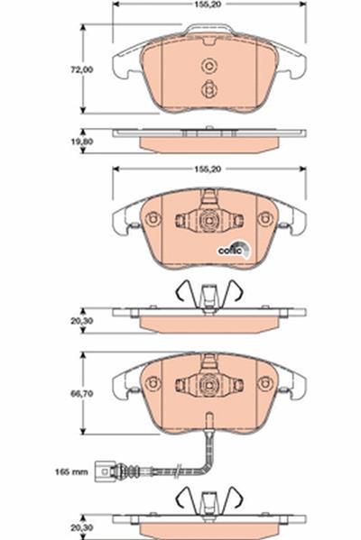 TRW GDB1762 Číslo výrobce: 24332. EAN: 3322937883400.