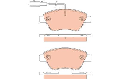 TRW GDB1879 Číslo výrobce: 23705. EAN: 3322938070878.