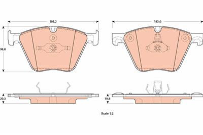 TRW GDB1915 Číslo výrobce: 24436. EAN: 3322938100742.