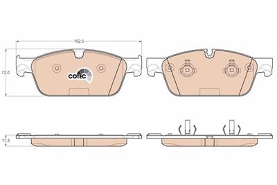 TRW GDB1970 Číslo výrobce: 25531. EAN: 3322938162344.