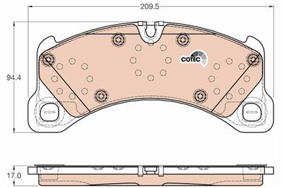 TRW GDB2004 Číslo výrobce: 24553. EAN: 3322938183905.
