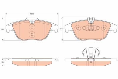 TRW GDB2051 Číslo výrobce: 24253. EAN: 3322938226770.