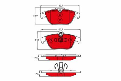 TRW GDB2051DTE Číslo výrobce: 24253. EAN: 3322938417574.
