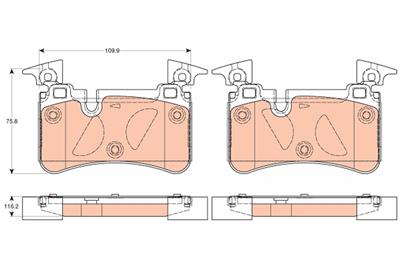 TRW GDB2061 Číslo výrobce: 24473. EAN: 3322938267391.