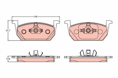 TRW GDB2159 Číslo výrobce: 22631. EAN: 3322938382926.