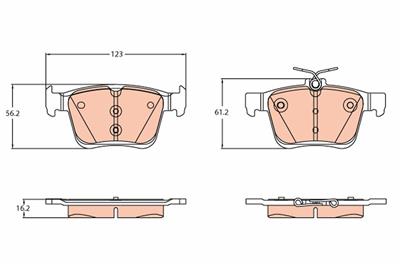 TRW GDB2179 Číslo výrobce: 25008. EAN: 3322938408565.