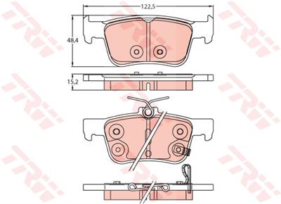 TRW GDB2252 EAN: 3322938461799.