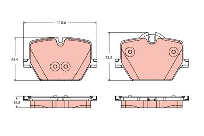 TRW GDB2419 Číslo výrobce: 21474. EAN: 3322938554934.
