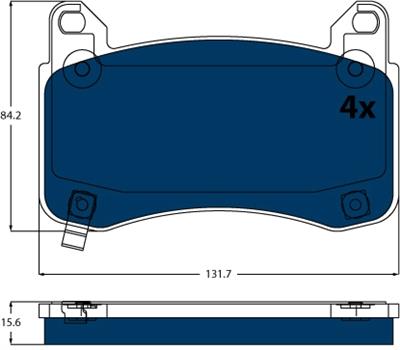 TRW GDB2555BTE Číslo výrobce: 26152.