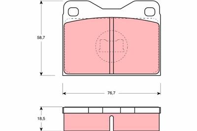 TRW GDB279 Číslo výrobce: 20260. EAN: 3322936402794.