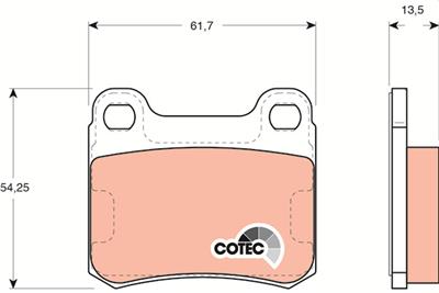 TRW GDB294 Číslo výrobce: 20687. EAN: 3322936402947.