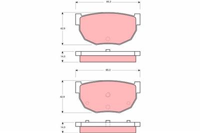 TRW GDB306 Číslo výrobce: 21122. EAN: 3322936403067.