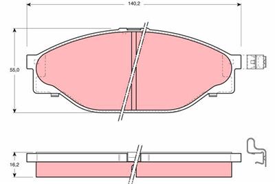 TRW GDB3109 Číslo výrobce: 21689. EAN: 3322937138012.