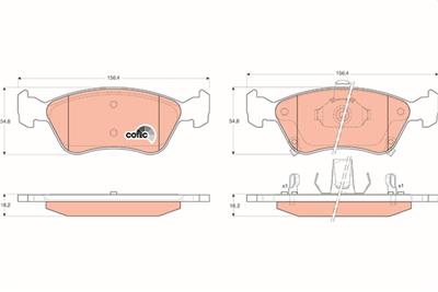 TRW GDB3163 Číslo výrobce: 21975. EAN: 3322937239238.