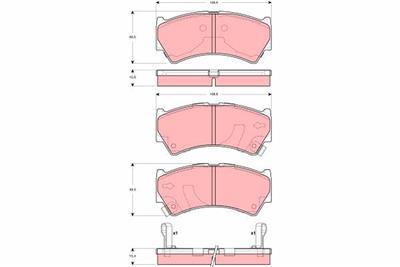 TRW GDB3275 Číslo výrobce: 23795. EAN: 3322937287840.