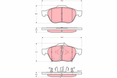 TRW GDB3335 Číslo výrobce: 23996. EAN: 3322937353378.