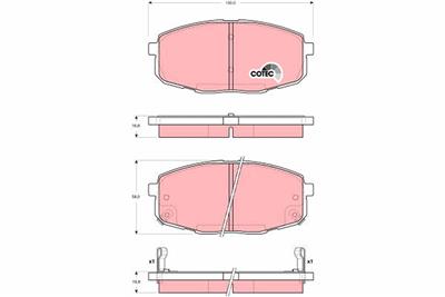 TRW GDB3342 Číslo výrobce: 23966. EAN: 3322937353309.