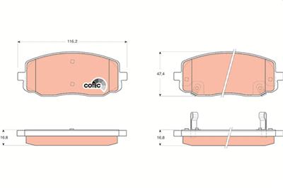 TRW GDB3369 EAN: 3322937393435.