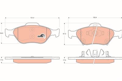 TRW GDB3457 Číslo výrobce: 23202. EAN: 3322937578412.