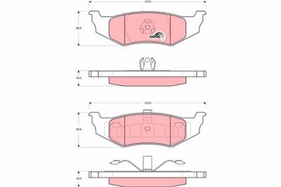 TRW GDB4119 Číslo výrobce: 23561. EAN: 3322937287956.