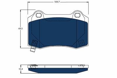 TRW GDB4171BTE Číslo výrobce: 21381. EAN: 3322938428372.