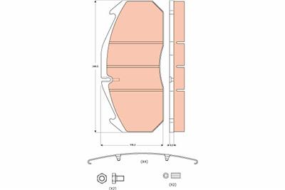 TRW GDB5065 Číslo výrobce: 29030. EAN: 3322937354016.