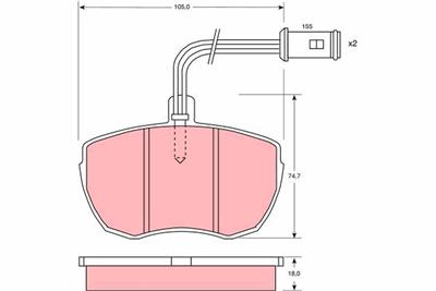 TRW GDB759 Číslo výrobce: 20359. EAN: 3322936407591.