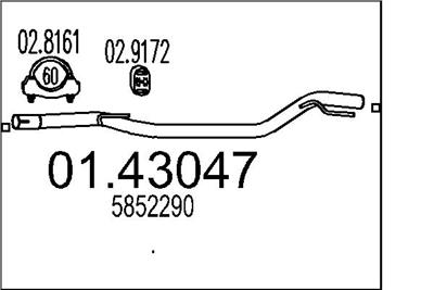 MTS 01.43047 EAN: 8033464457402.