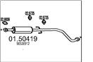 MTS 01.50419 - Střední díl výfuku
