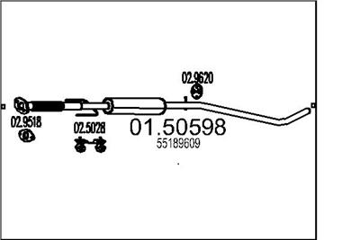MTS 01.50598 EAN: 8033464458003.